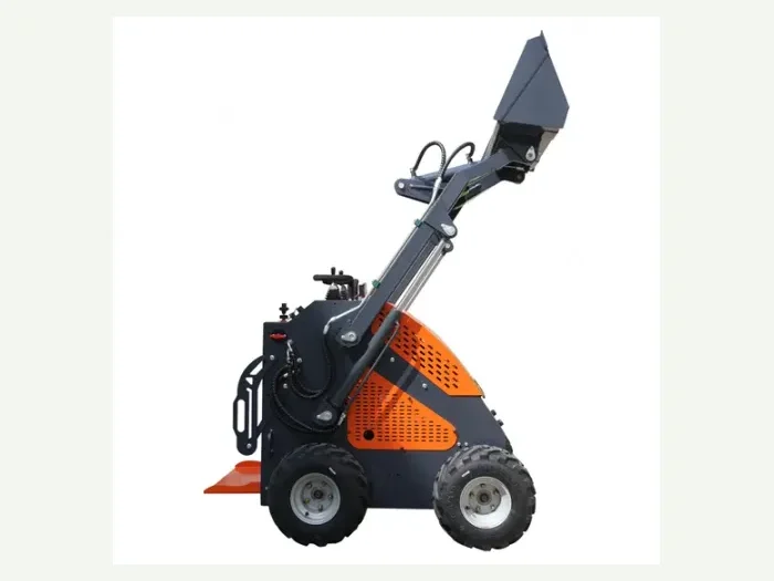 FURD FDL-W460 — поднятый ковш и узел быстросмены навесного